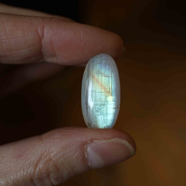 Pierre de lune - Cabochon ovale