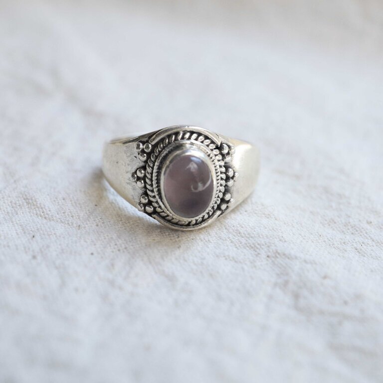 Rose Quartz Ring - Solaire