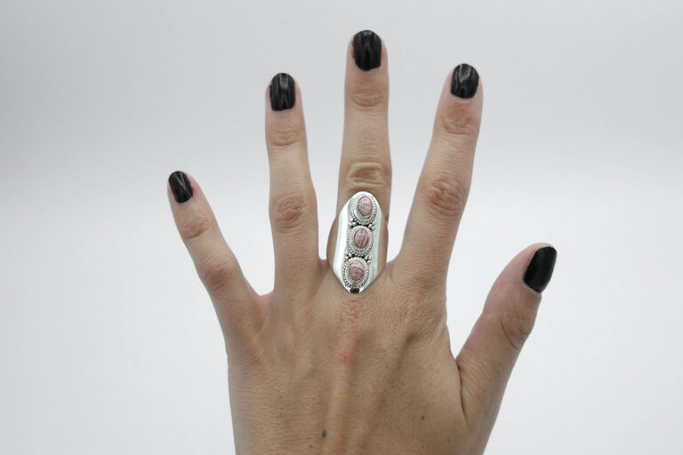 Rhodochrosite Ring - Trois