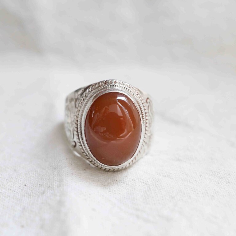 Bague Cornaline - Dragon