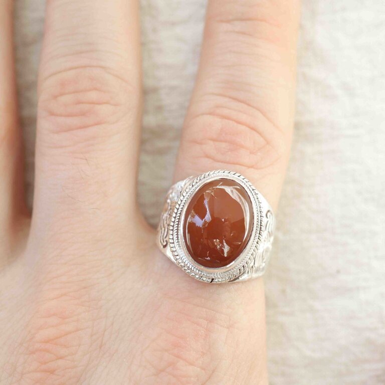 Bague Cornaline - Dragon