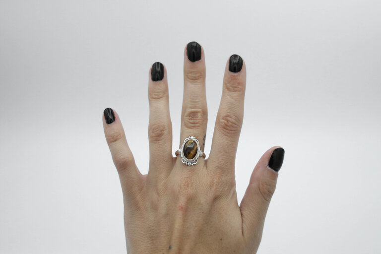 Bague Oeil de tigre - Jasmine