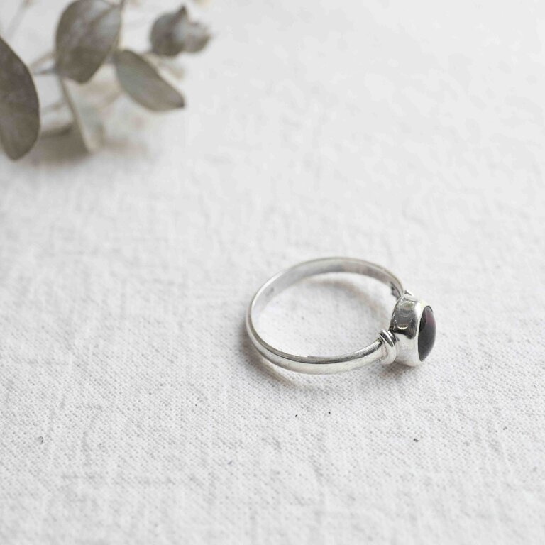 Bague Grenat - Myosotis