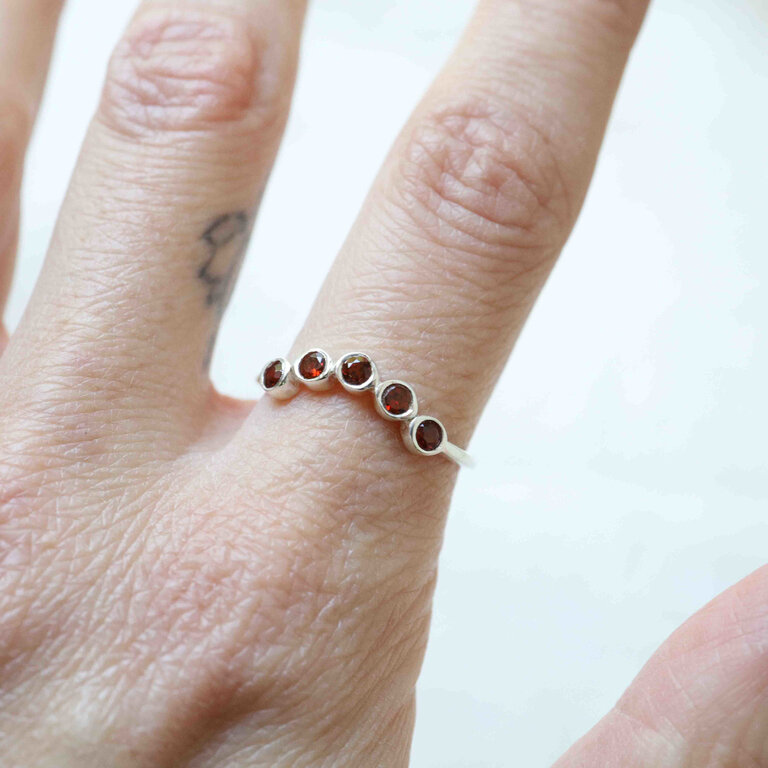 Bague Grenat - Ilia