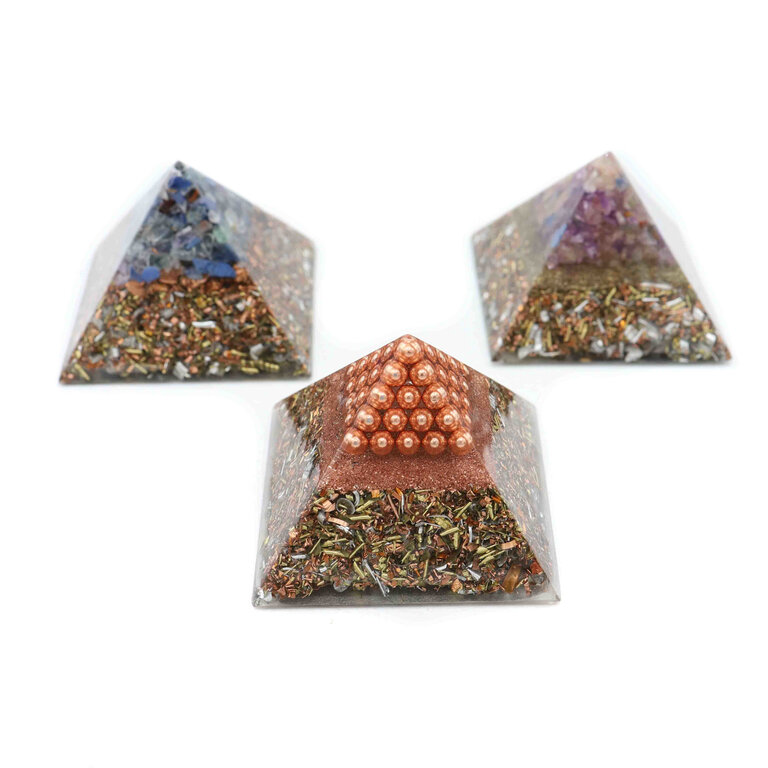 Orgonite pyramide 2''