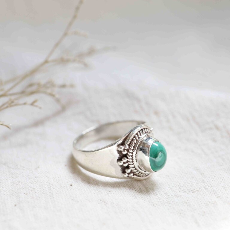 Bague Malachite - Solaire