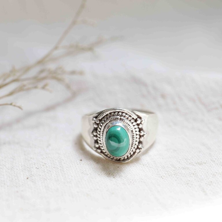 Bague Malachite - Solaire