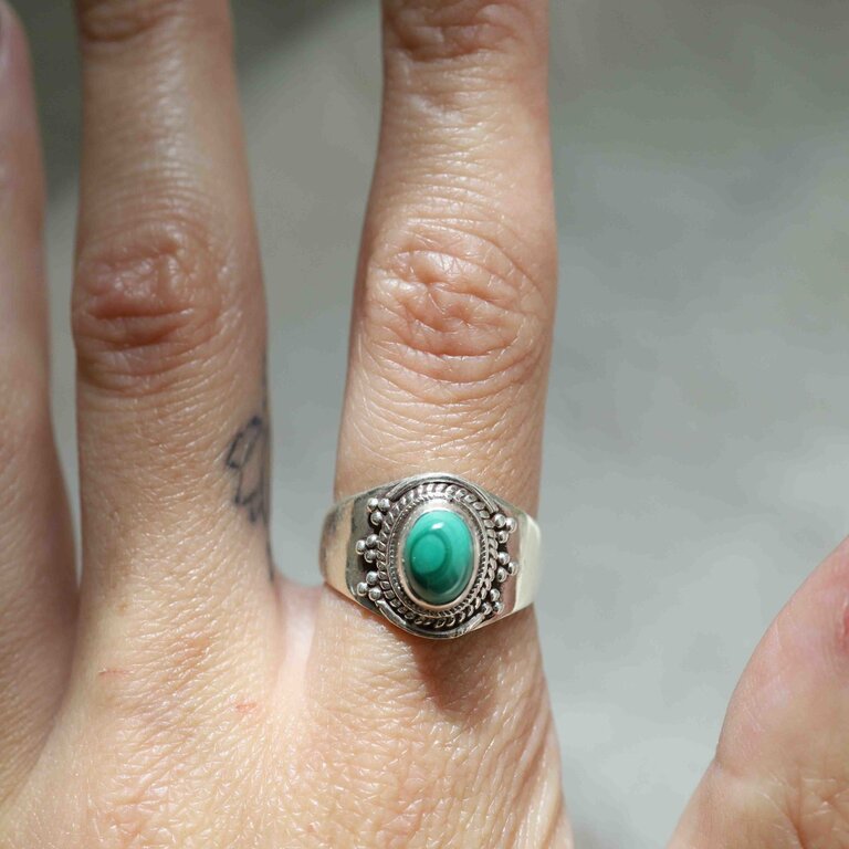 Malachite Ring - Solaire