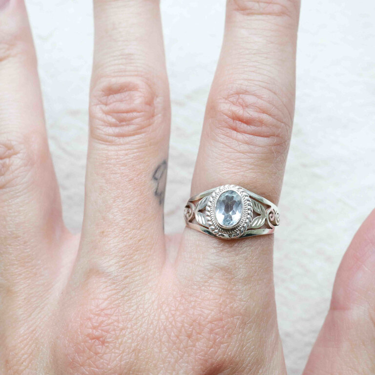 Blue Topaz Ring - Balsa