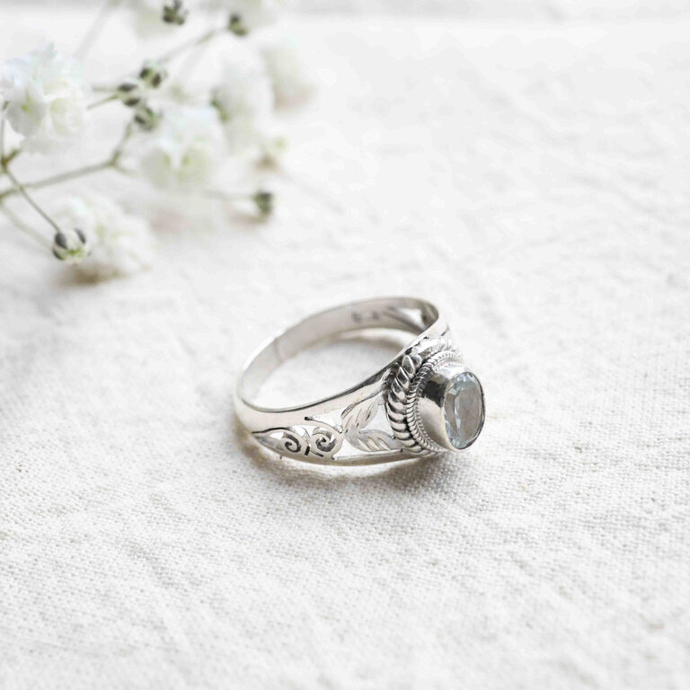 Blue Topaz Ring - Balsa