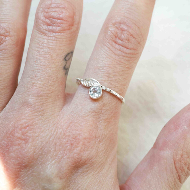 Blue Topaz Ring - Cybèle