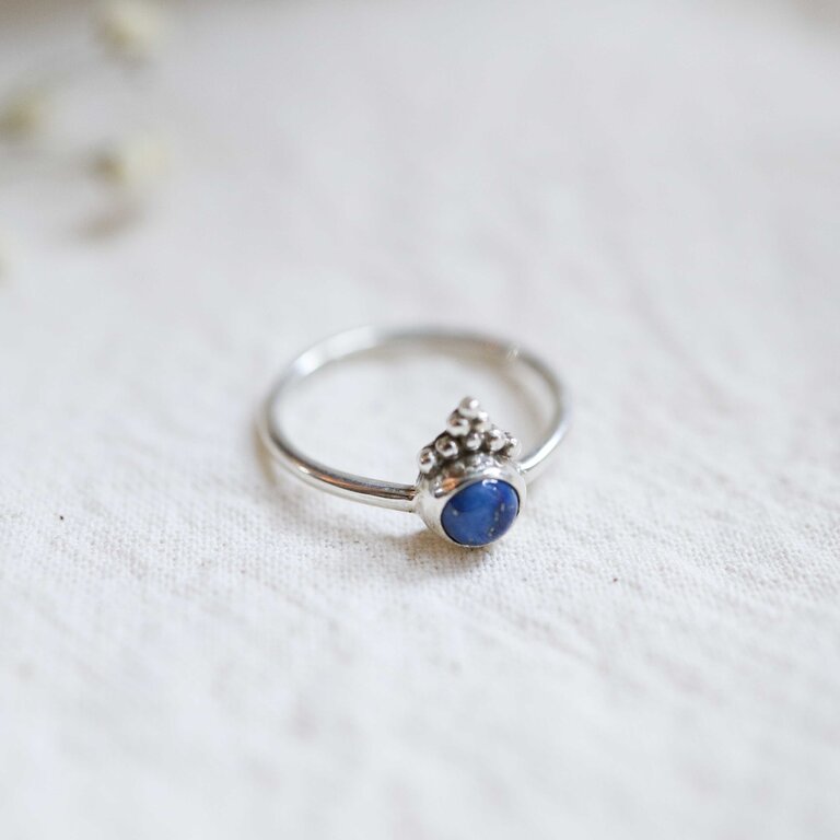 Bague Lapis Lazuli - Daisy