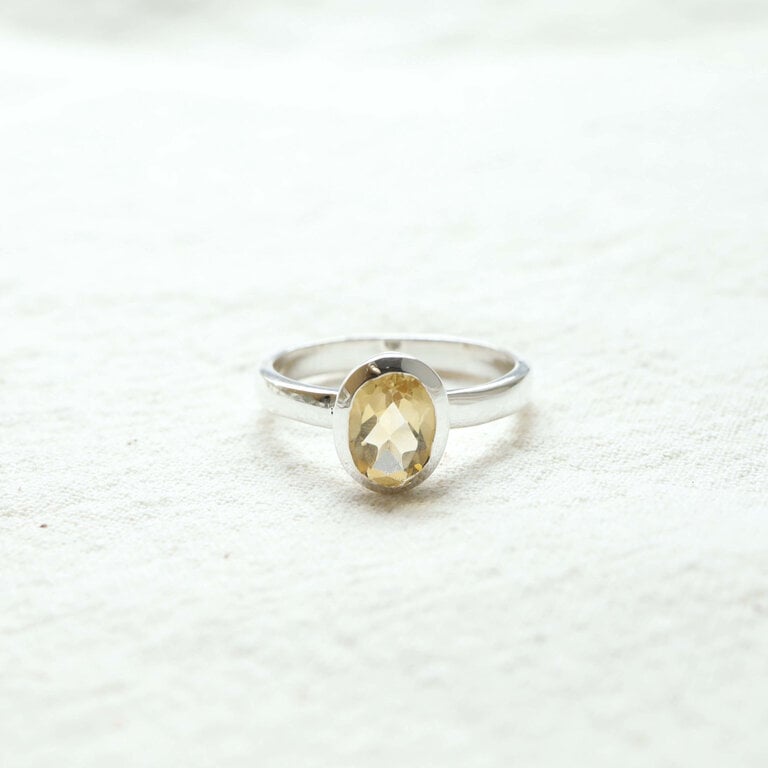 Bague Citrine - Classique