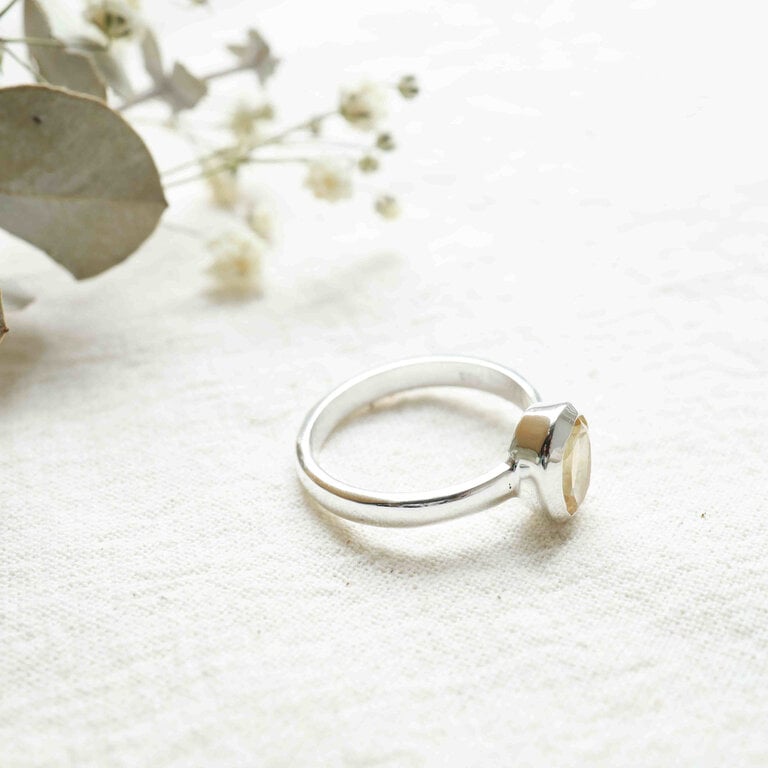 Bague Citrine - Classique