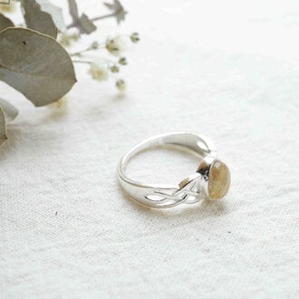Rutilated Quartz Ring - Alba