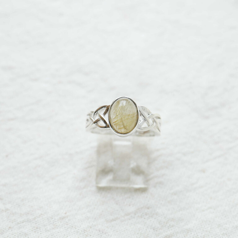Rutilated Quartz Ring - Alba