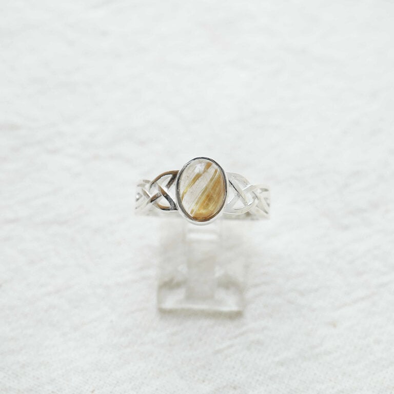 Rutilated Quartz Ring - Alba