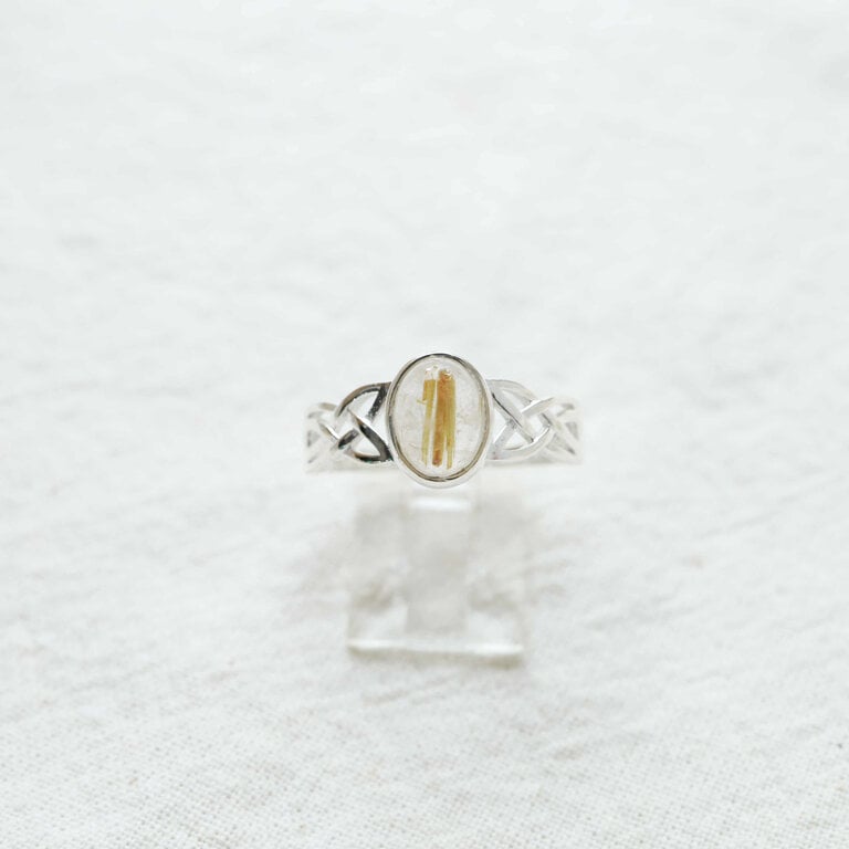 Rutilated Quartz Ring - Alba