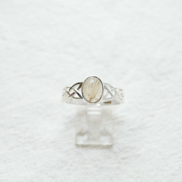 Rutilated Quartz Ring - Alba