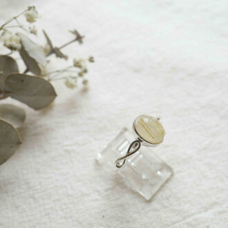 Bague Quartz Rutilé - Infini