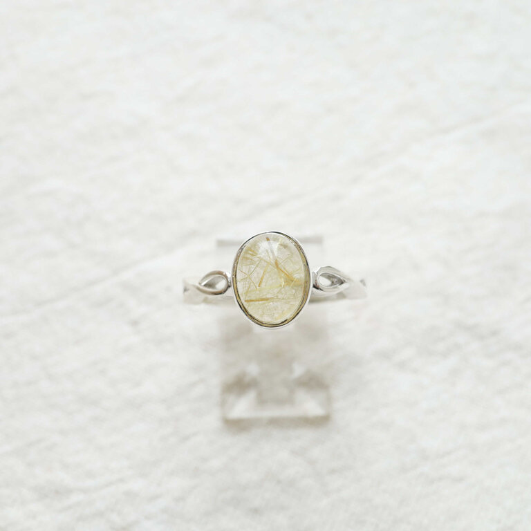 Bague Quartz Rutilé - Infini