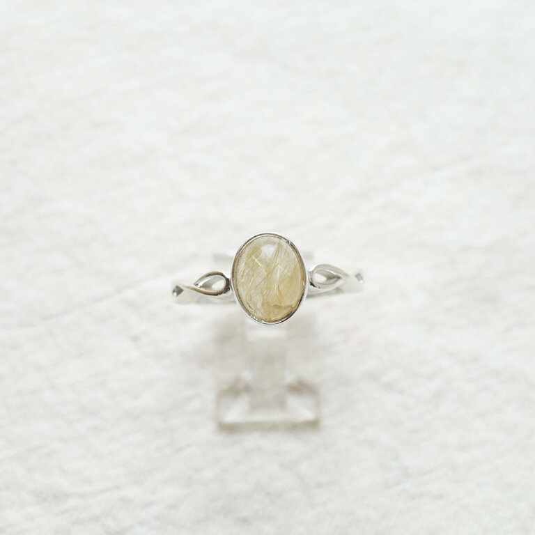 Bague Quartz Rutilé - Infini