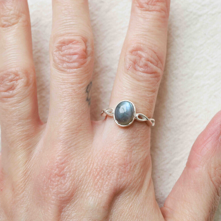 Bague Labradorite - Infini