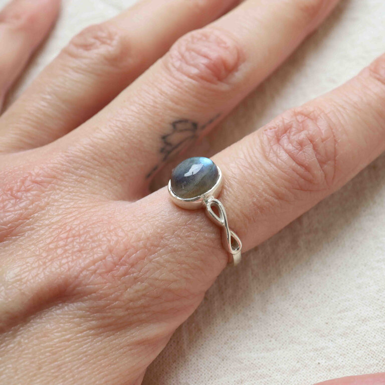 Bague Labradorite - Infini