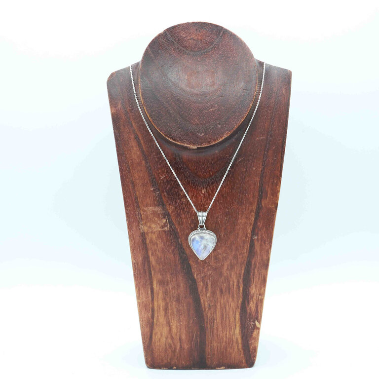 Pendentif Pierre de lune - Eau