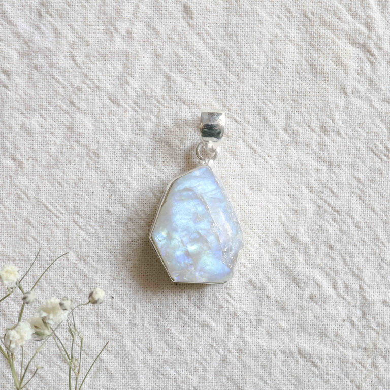 Pendentif Pierre de lune - Brut