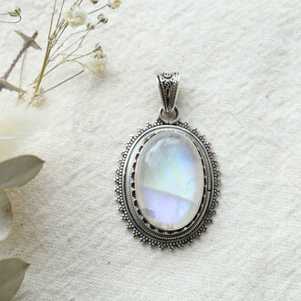 Pendentif Pierre de lune - Solaire
