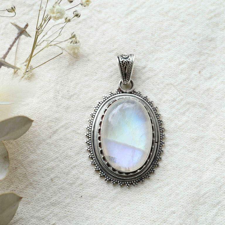 Pendentif Pierre de lune - Solaire