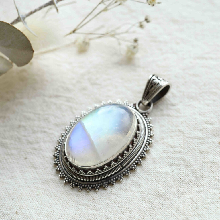 Pendentif Pierre de lune - Solaire