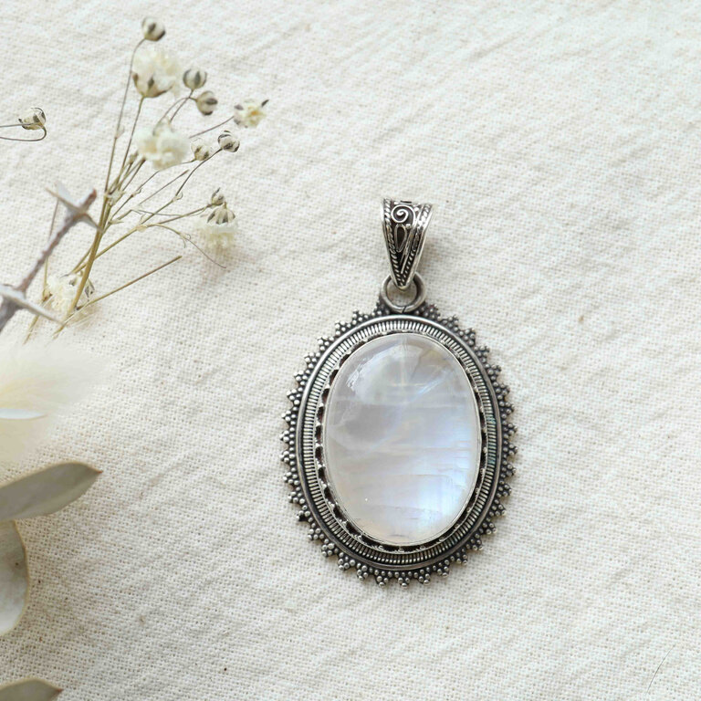 Pendentif Pierre de lune - Solaire