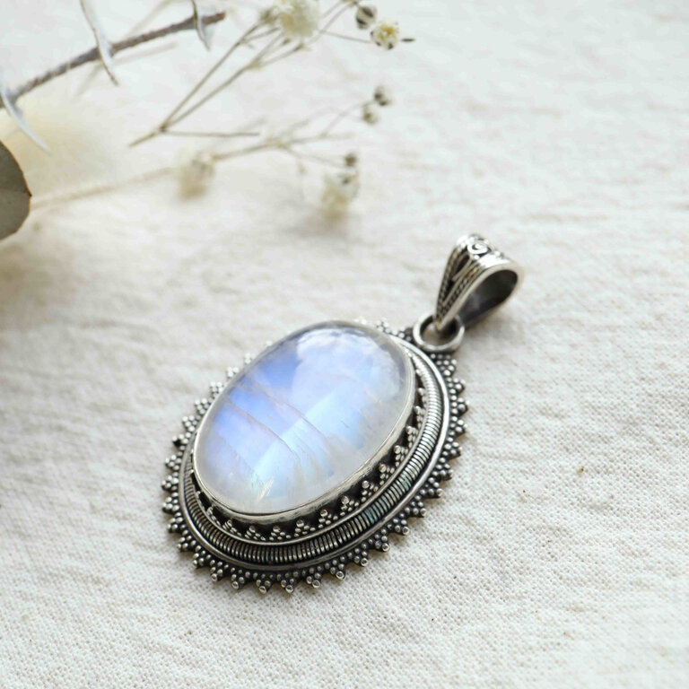 Pendentif Pierre de lune - Solaire
