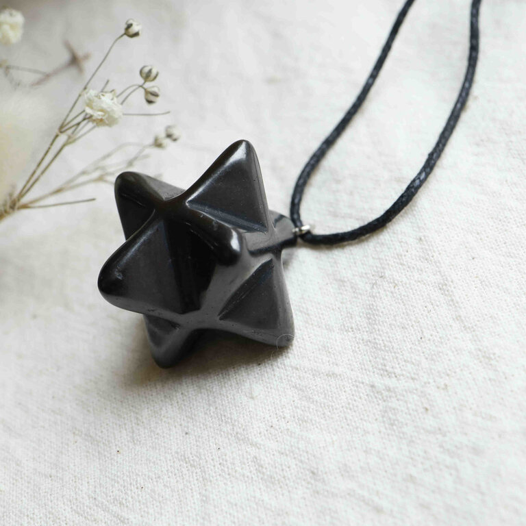 Pendentif Shungite - Merkabra 2cm