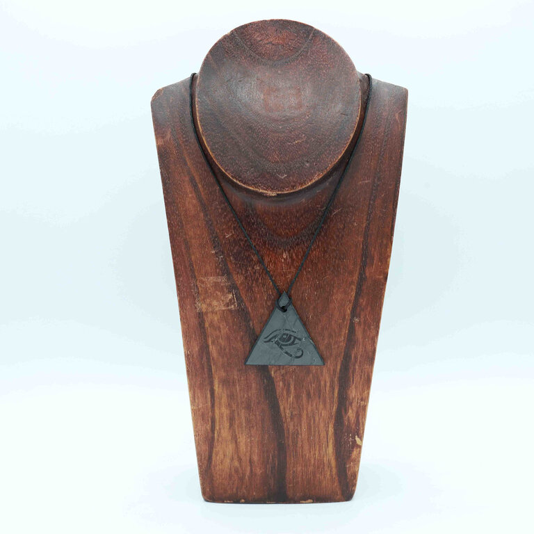 Pendentif Shungite - Oeil d'Horus