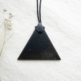 Pendentif Shungite - Triangle