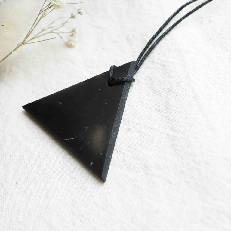 Shungite Pendant - Triangle