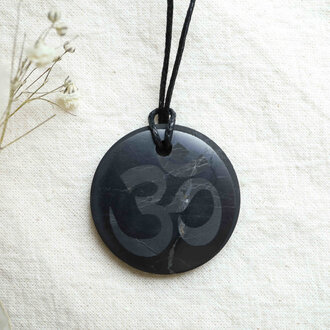 Shungite Pendant - OM