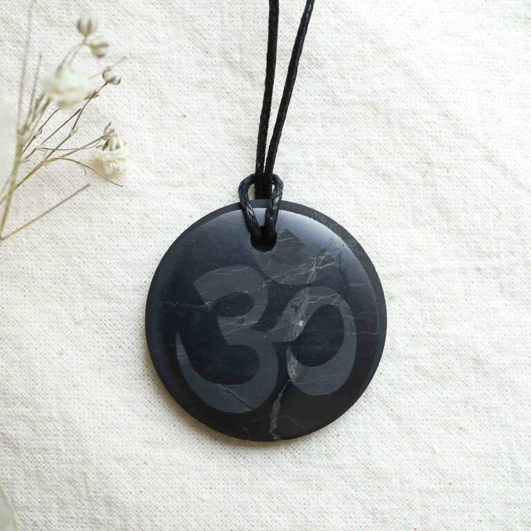 Shungite Pendant - OM