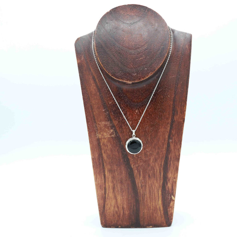 Pendentif Onyx - Rond