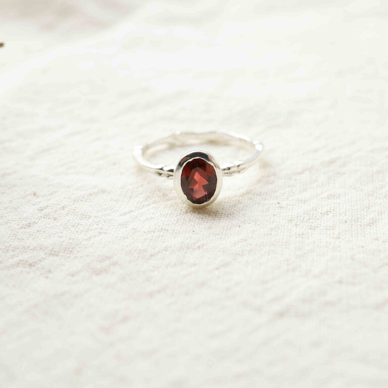 Bague Grenat - Silène