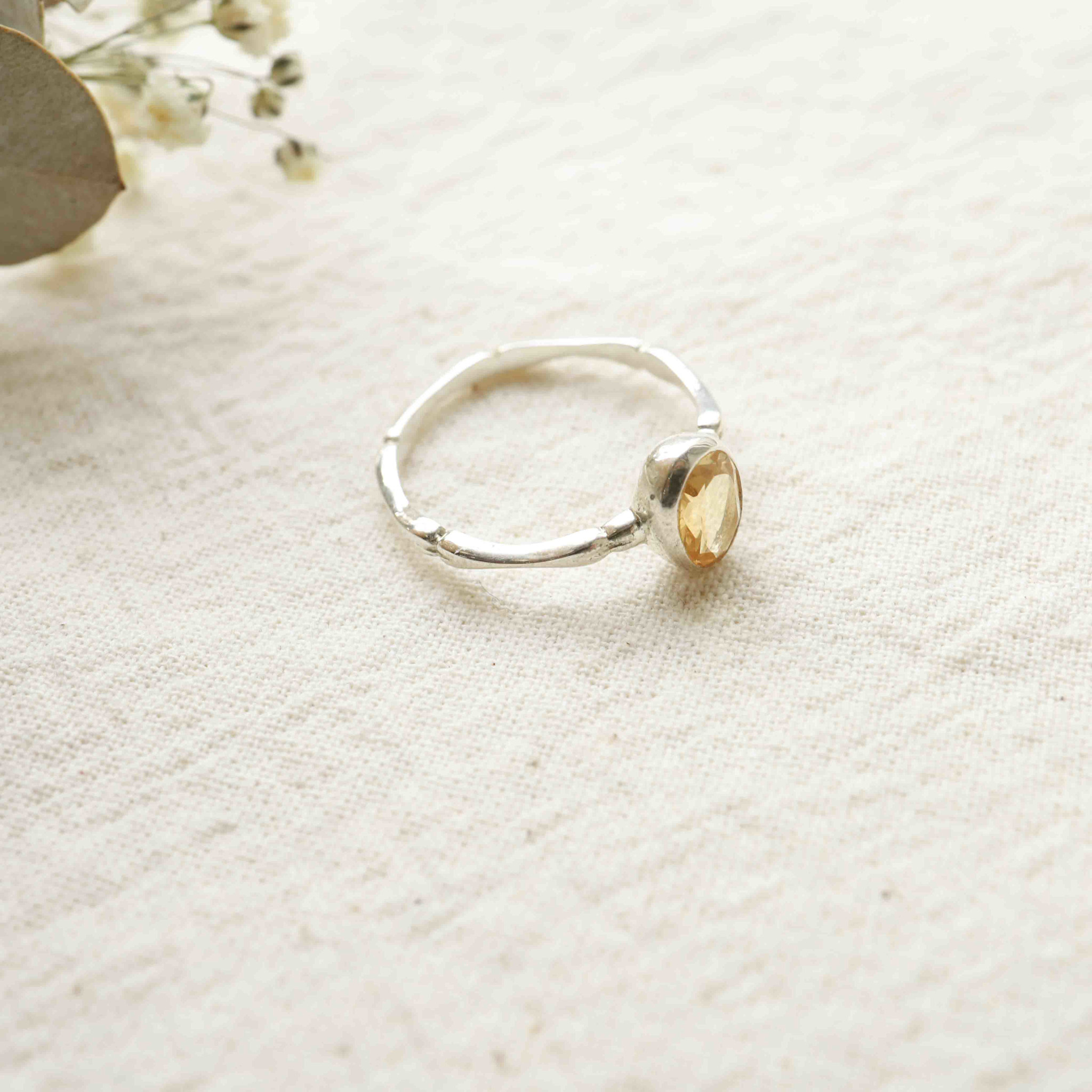 Citrine Ring - Silène