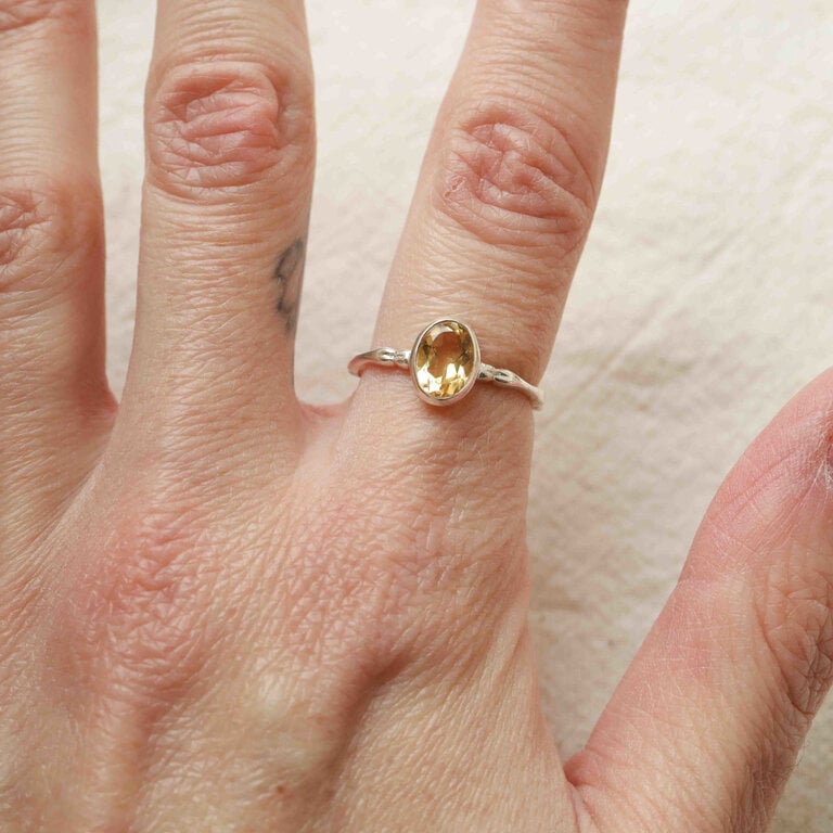 Citrine Ring - Silène