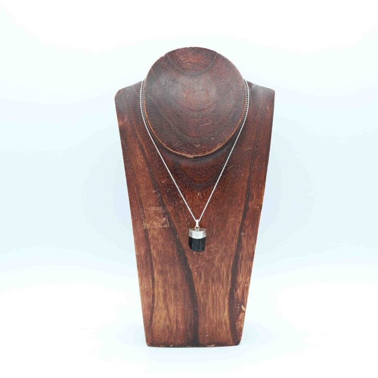 Pendentif Tourmaline noire - Brut