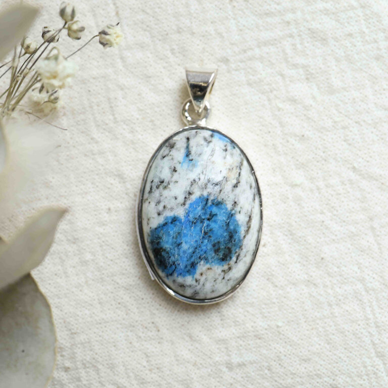 Pendentif Jaspe K2 - Ovale