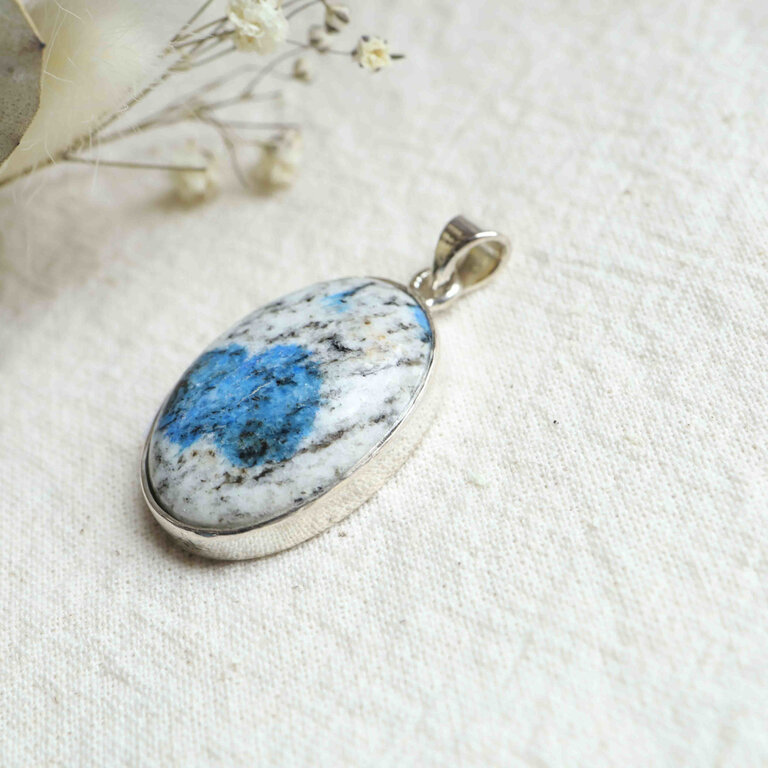 Pendentif Jaspe K2 - Ovale