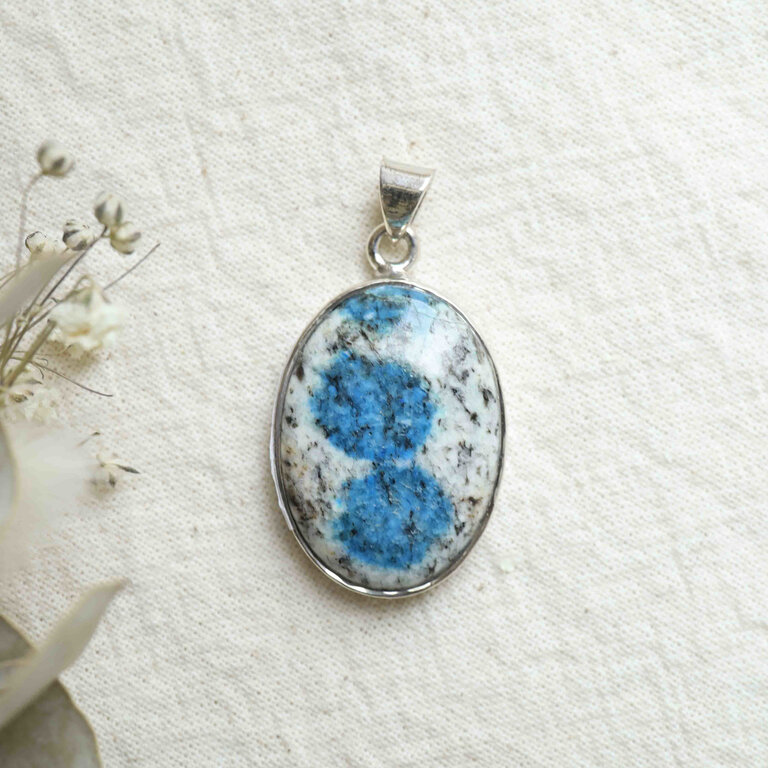 Pendentif Jaspe K2 - Ovale