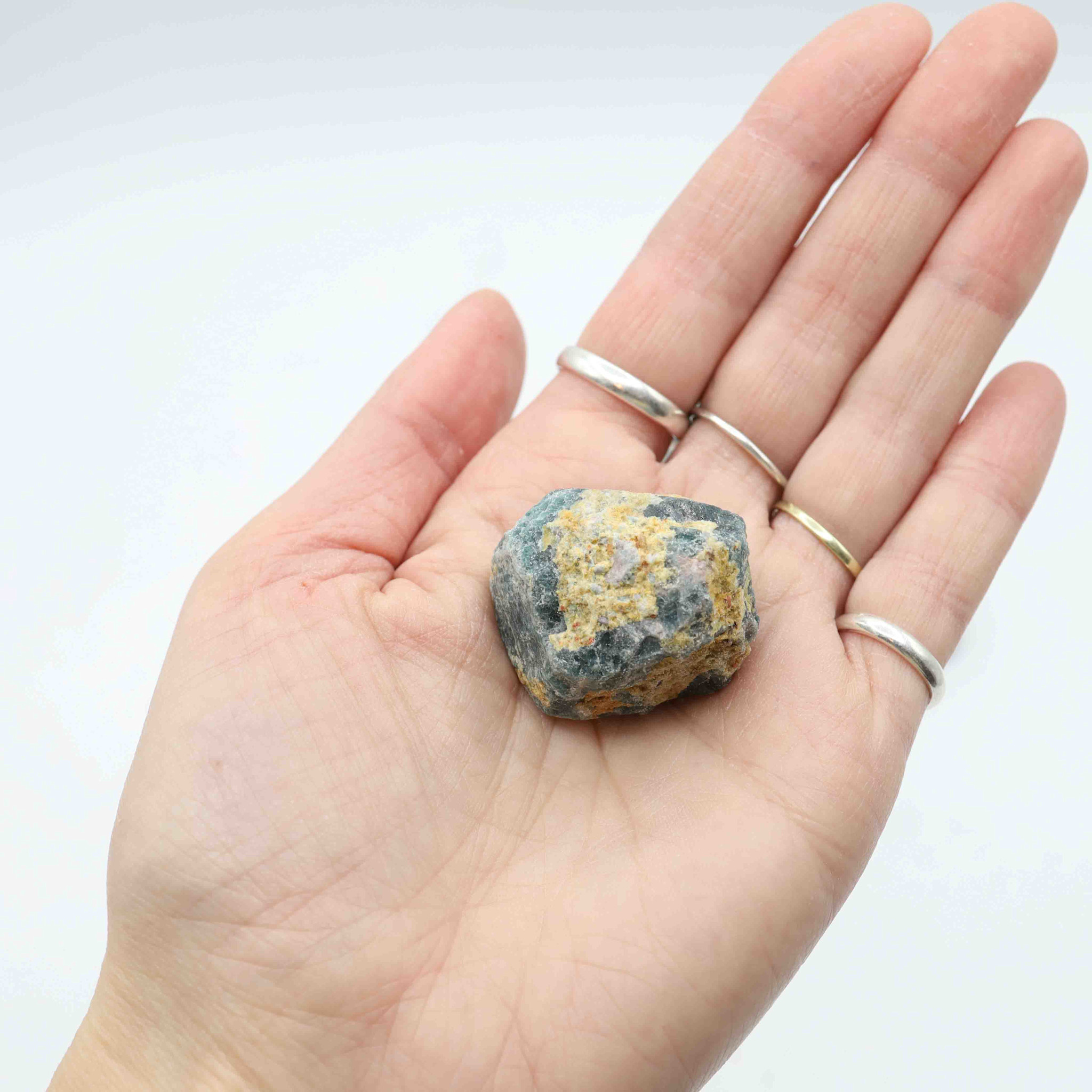 Blue Apatite Rough